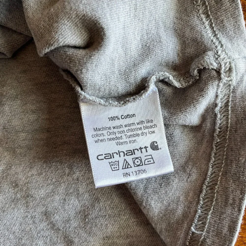 Carhartt gray pocket tee 5